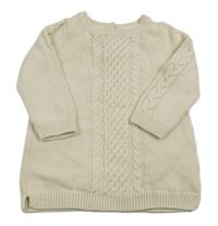 Béžové pletené šaty GAP