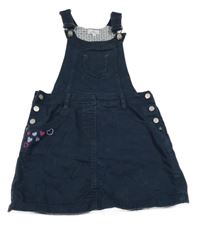 Tmavomodré riflová laclová sukně se srdíčky S. Oliver