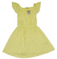 Nové - žluté šaty s madeirou Primark