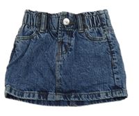 Modrá riflová sukně E-Vie