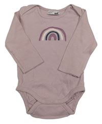 Starorůžové body s duhou Ergee