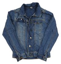 Tmavomodrá riflová bunda Tu