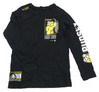 Černé triko s Pudseym George