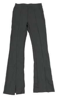 Tmavošedé flare legíny Cool Club