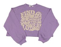 Lial crop mikina s nápisem H&M