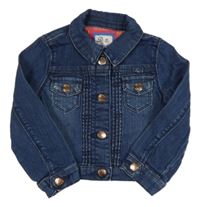 Tmavomodrá riflová bunda 