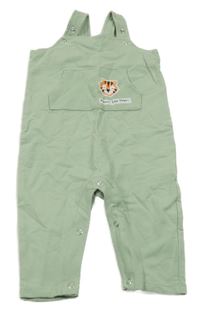 Světlezelené laclové tepláky s tygrem Pocopiano