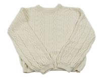 Smetanový svetr s copánky H&M