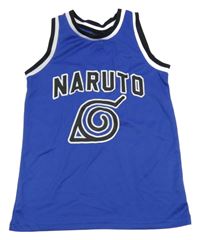 Tmavomodré sportovní tílko s potiskem - Naruto Primark
