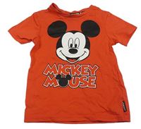 Červené tričko s Mickeym George 