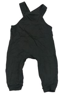Tmavošedé laclové tepláky s klokankou H&M