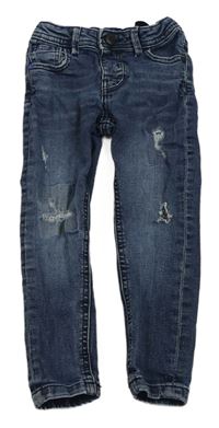 Modré skinny rifle s prošoupáním Denim Co. 