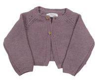 Fialový propínací svetr Primark