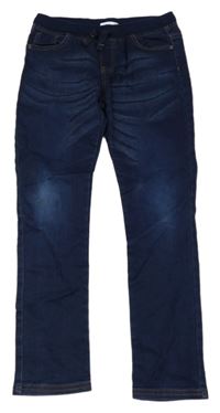 Tmavomodré teplákové rifle Fox&Bunny