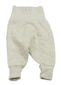 Smetanovo-šedé pruhované tepláky H&M