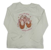 Bílé triko s piškoty F&F