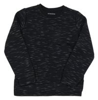 Černo-bílá melírovaná vzorovaná mikina Primark