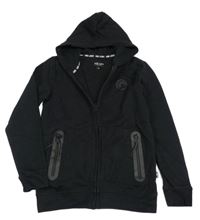 Černá propínací mikina s kapucí Cars