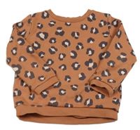 Béžovo-šedo-světlerůžová vzorovaná mikina F&F