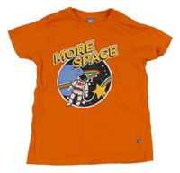 Oranžové tričko s kosmonautem Twizt