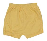 Žluté bavlněné kraťasy 