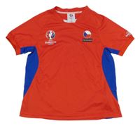 Červeno-modrý fotbalový reprezentační dres Česká Republika 