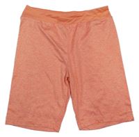 Oranžové sportovní legínové kraťasy Ergeenomixx