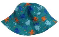Tmavozelený šusťákový funkční klobouk s chobotnicemi MOUNTAIN WAREHOUSE