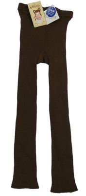 Nové - tmavohnědé punčocháče bez šlapiček