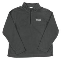 Tmavošedá fleecová funkční mikina s logem REGATTA