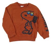 Rezavá mikina se Snoopym S. Oliver