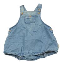 Světlemodré riflové laclové kraťasy s kapsou HEMA