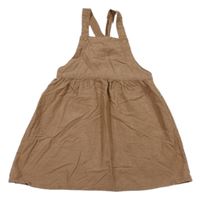 Hnědé manšestrové šaty H&M
