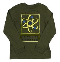 Khaki triko s atomem M&S