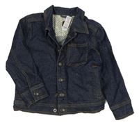 Tmavomodrá riflová bunda