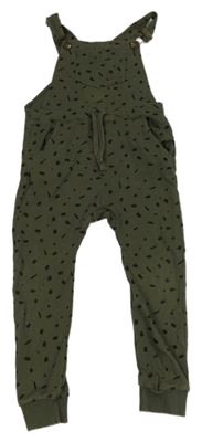 Khaki vzorované laclové tepláky Next