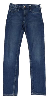 Modré skinny fit rifle H&M