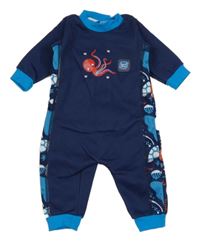 Tmavomodrý neopren s chobotnicí Splash About