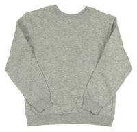 Šedá melírovaná mikina H&M