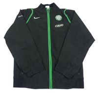 Černá šusťáková fotbalová funkční bunda - Celtic Nike