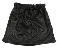 Černá koženková sukně Zeeman