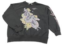 Antracitová mikina s drakem H&M