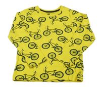 Hořčicové triko s koly Hema