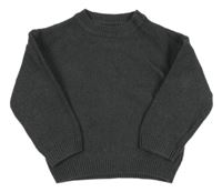 Tmavošedý vlněný svetr Zara