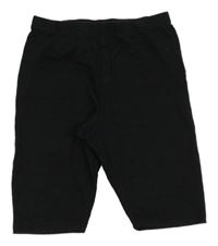 Černé elastické kraťasy H&M