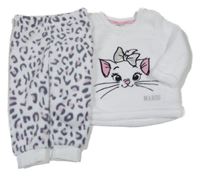 Bílé chlupaté pyžamo s Marií Primark