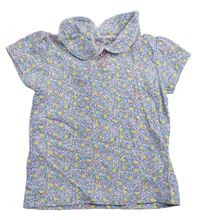 Barevné vzorované tričko s límečkem Jojo Maman Bebé