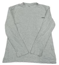 Šedé melírované triko s kapsičkou C&A