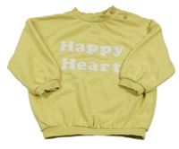 Žlutá oversize mikina s nápisem George