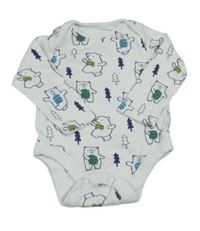 Bílé body s medvědy F&F